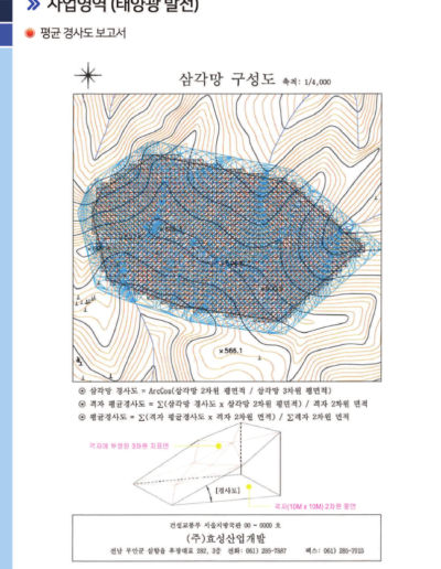 삼각망 구성도